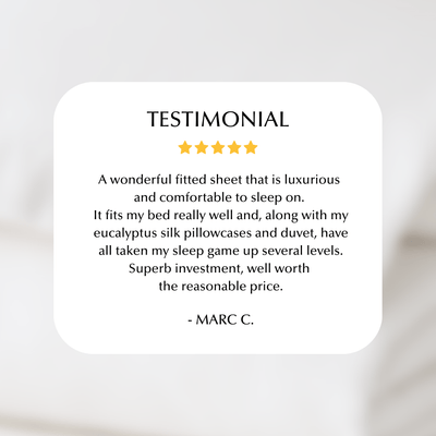 Cool & Comfy Silk Fitted Sheet (Eucalyptus) - SHEET STORY - 7