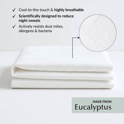 Cool & Comfy Silk Flat Sheet (Eucalyptus) - SHEET STORY - 2