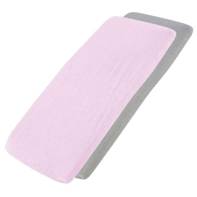 Crib Jersey Fitted Sheets 100% Cotton 40x90cm - Pack Of 2 - Fits All Models - SHEET STORY - 60