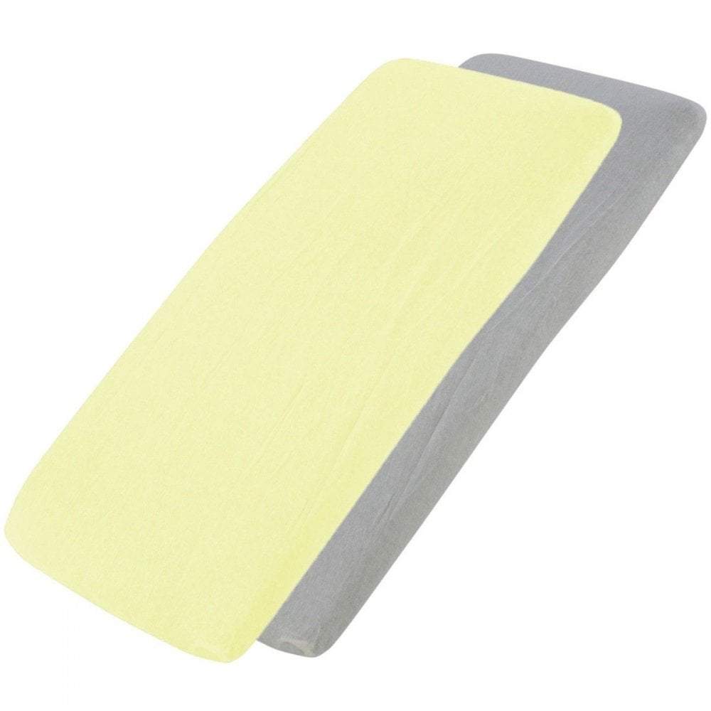 Crib Jersey Fitted Sheets 100% Cotton 40x90cm - Pack Of 2 - Fits All Models - SHEET STORY - 66