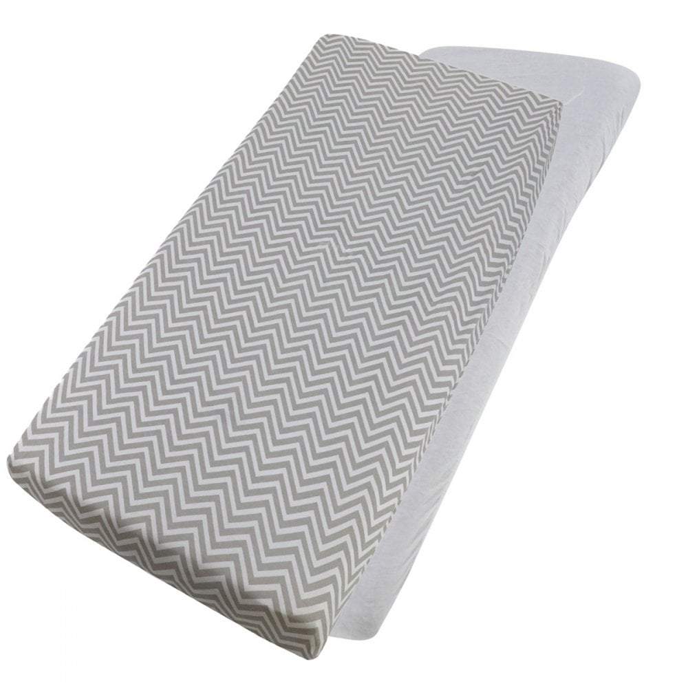 Crib Jersey Fitted Sheets 100% Cotton 40x90cm - Pack Of 2 - Fits All Models - SHEET STORY - 111