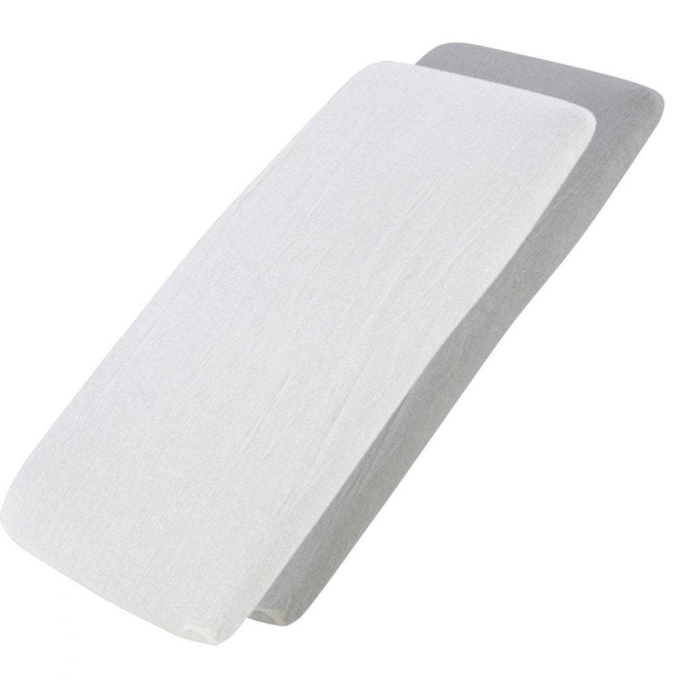 Crib Jersey Fitted Sheets 100% Cotton 40x90cm - Pack Of 2 - Fits All Models - SHEET STORY - 26