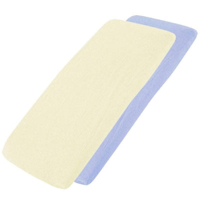 Crib Jersey Fitted Sheets 100% Cotton 40x90cm - Pack Of 2 - Fits All Models - SHEET STORY - 32