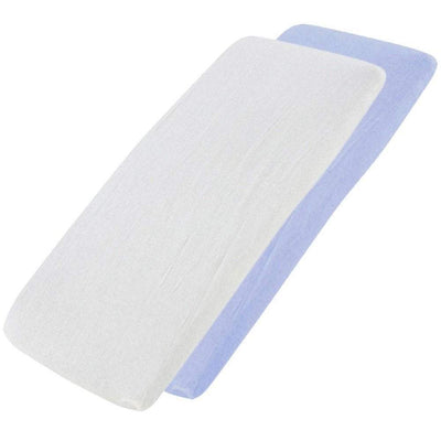 Crib Jersey Fitted Sheets 100% Cotton 40x90cm - Pack Of 2 - Fits All Models - SHEET STORY - 17