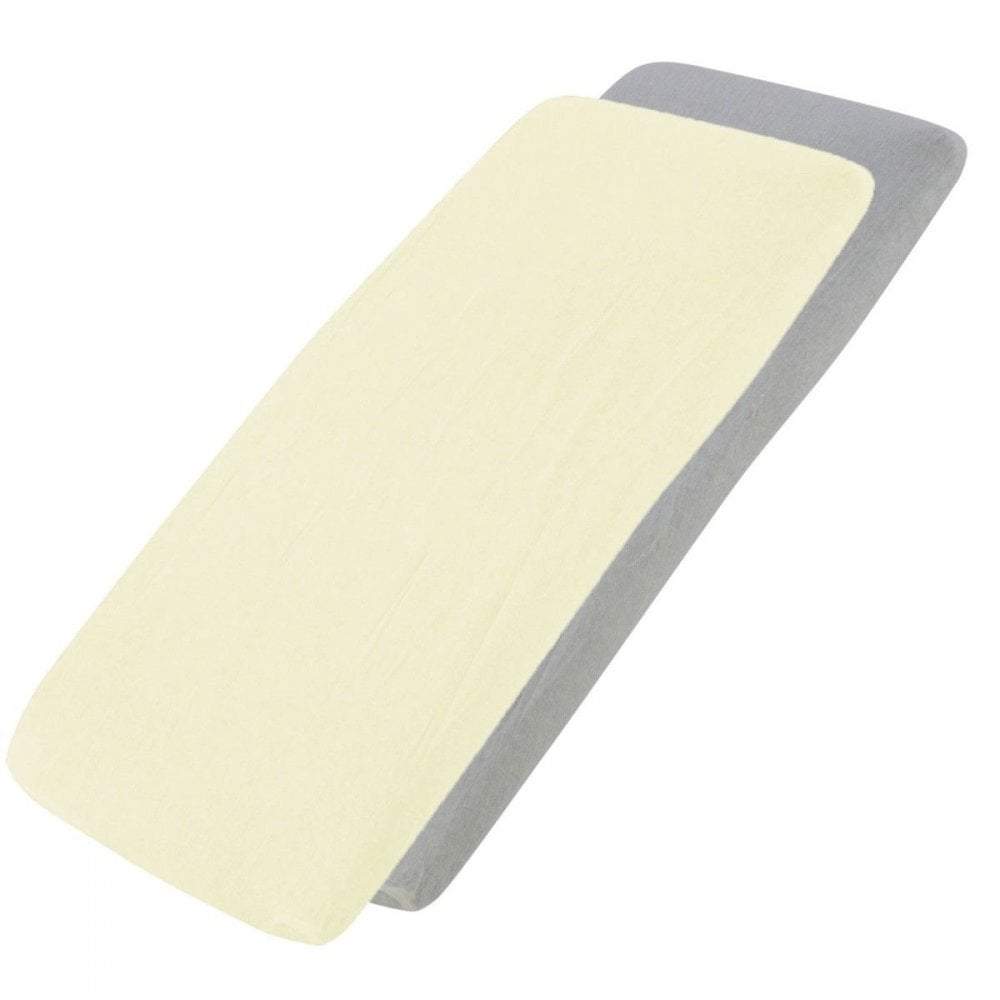 Crib Jersey Fitted Sheets 100% Cotton 40x90cm - Pack Of 2 - Fits All Models - SHEET STORY - 41