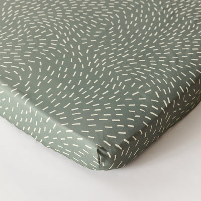 Dashes Organic Cotton Fitted Sheet - SHEET STORY - 6
