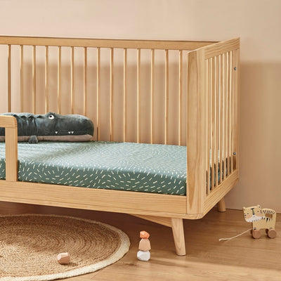 Dashes Organic Cotton Fitted Sheet - SHEET STORY - 2