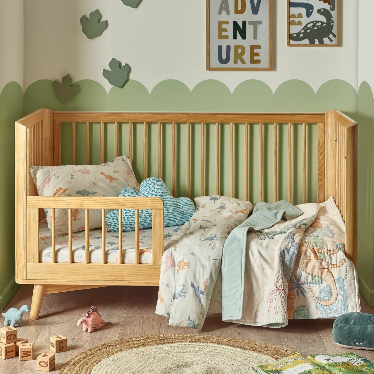 Dino Organic Cotton Duvet Cover & Pillowcase - SHEET STORY - 6