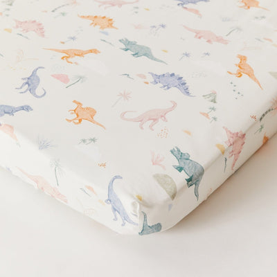 Dino Organic Cotton Fitted Sheet - SHEET STORY - 4