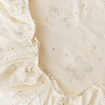 Dove Organic Cotton Fitted Sheet - SHEET STORY - 1