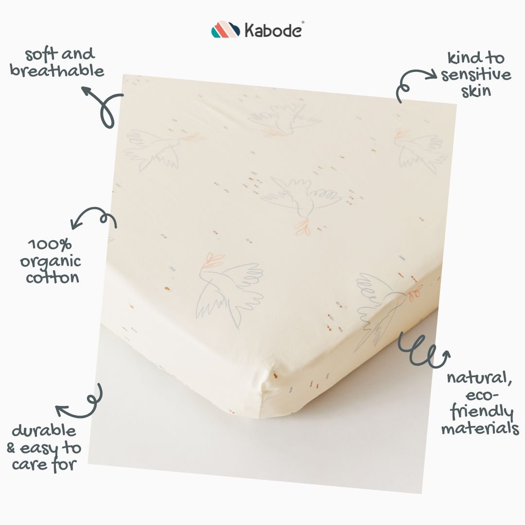 Dove Organic Cotton Fitted Sheet - SHEET STORY - 3