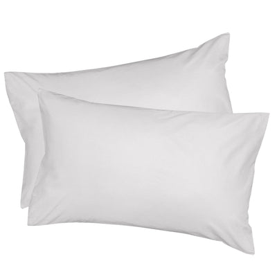 Egyptian Cotton Pillowcases in Light Grey (2 pack) - SHEET STORY - 1