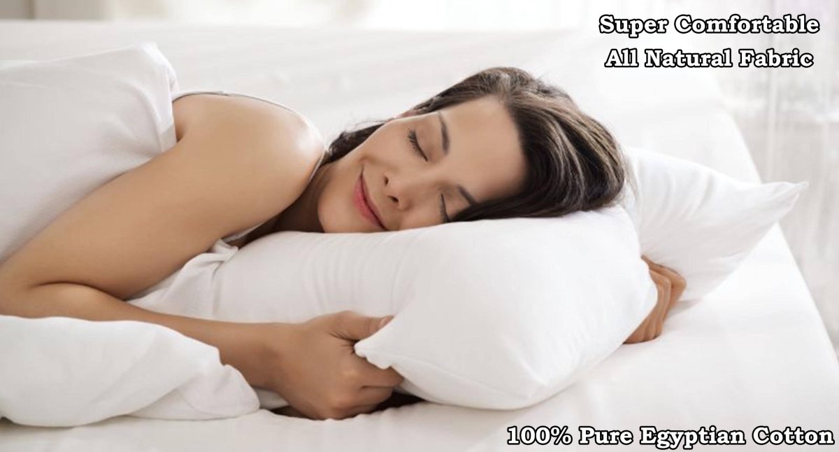 Egyptian Cotton Pillowcases in White (2 pack) - SHEET STORY - 3