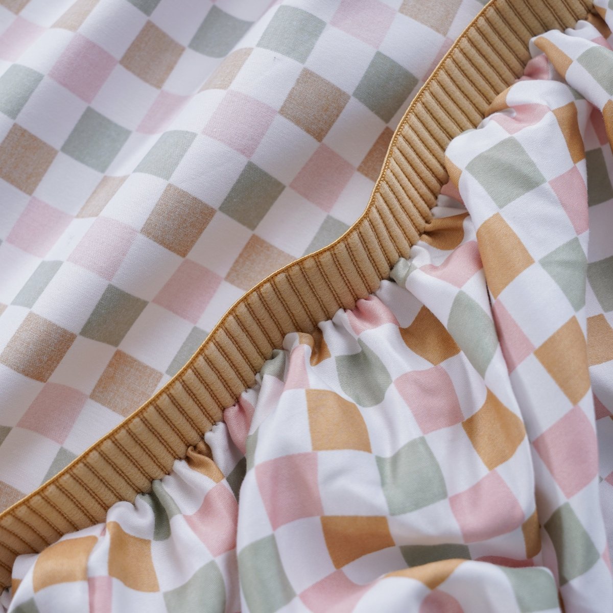 Ella Cotton - Gems Checkerboard Bedding Set - SHEET STORY - 7