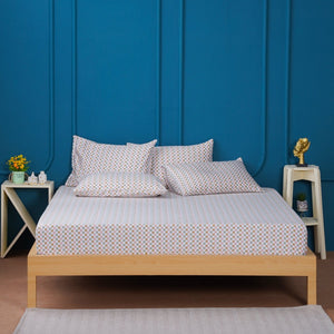 Ella Cotton - Gems Checkerboard Fitted Sheet - SHEET STORY - 7