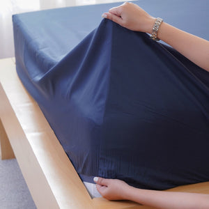 Ella Cotton - Midnight Fitted Sheet - SHEET STORY - 2