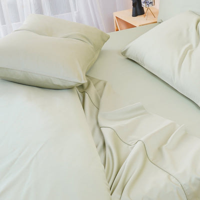 Ella Cotton - Sage Bedding Set - SHEET STORY - 2