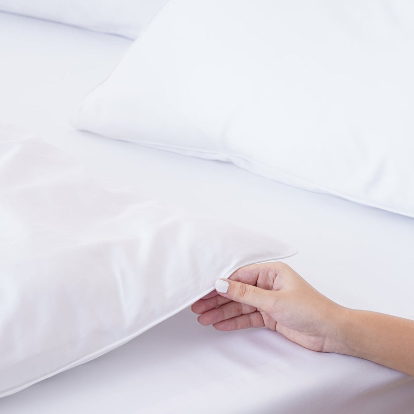 Ella Cotton - White Fitted Sheet