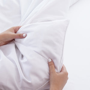 Ella Cotton - White Duvet Cover - SHEET STORY - 4