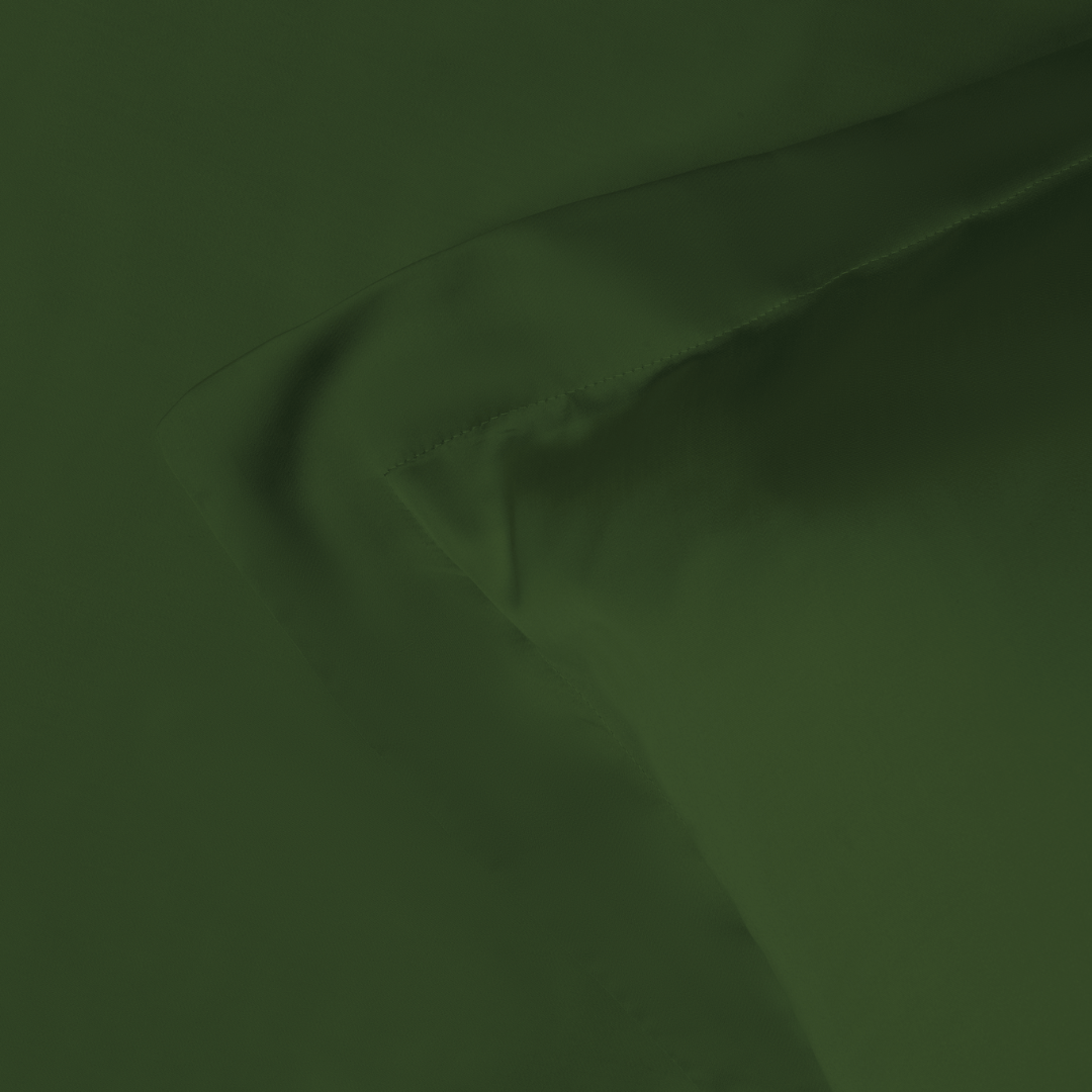 Eucalyptus Silk Pillowcase Pair in Forest Green (Best Seller) - SHEET STORY - 7