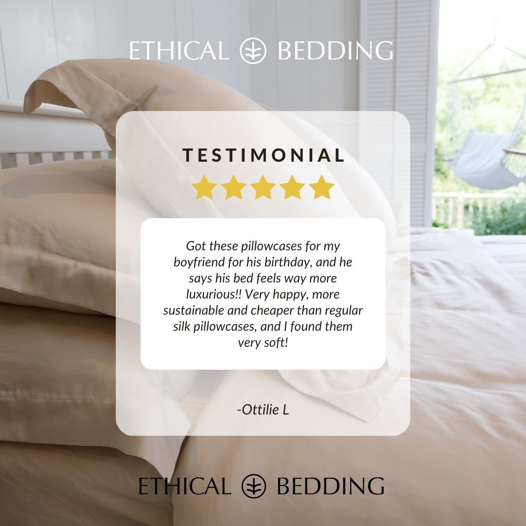 Eucalyptus Silk Pillowcase Pair in Grey (Best Seller) - SHEET STORY - 8