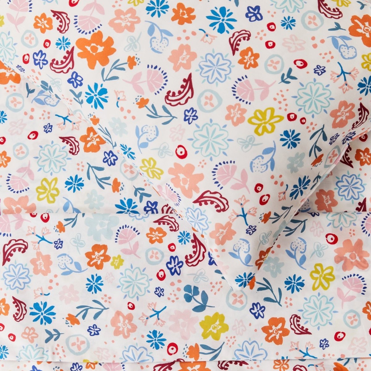 Floral Organic Cotton Duvet Cover & Pillowcase - SHEET STORY - 7