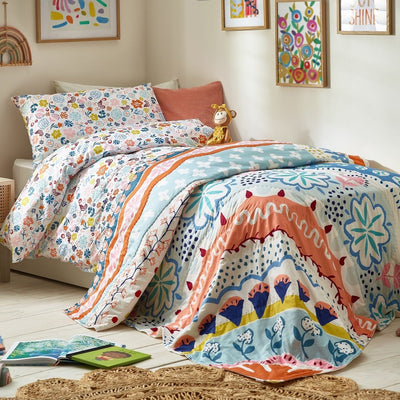 Floral Organic Cotton Quilt - SHEET STORY - 1
