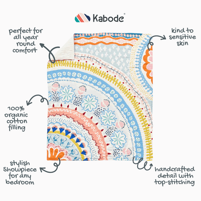 Floral Organic Cotton Quilt - SHEET STORY - 4