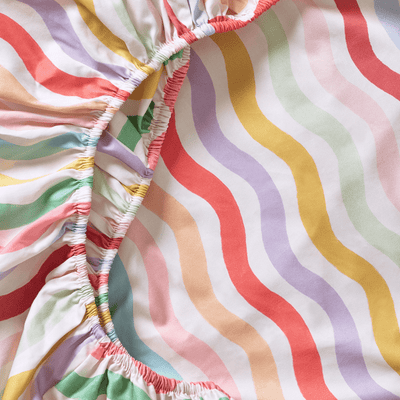 Happy Days Organic Cotton Fitted Sheet - SHEET STORY - 1