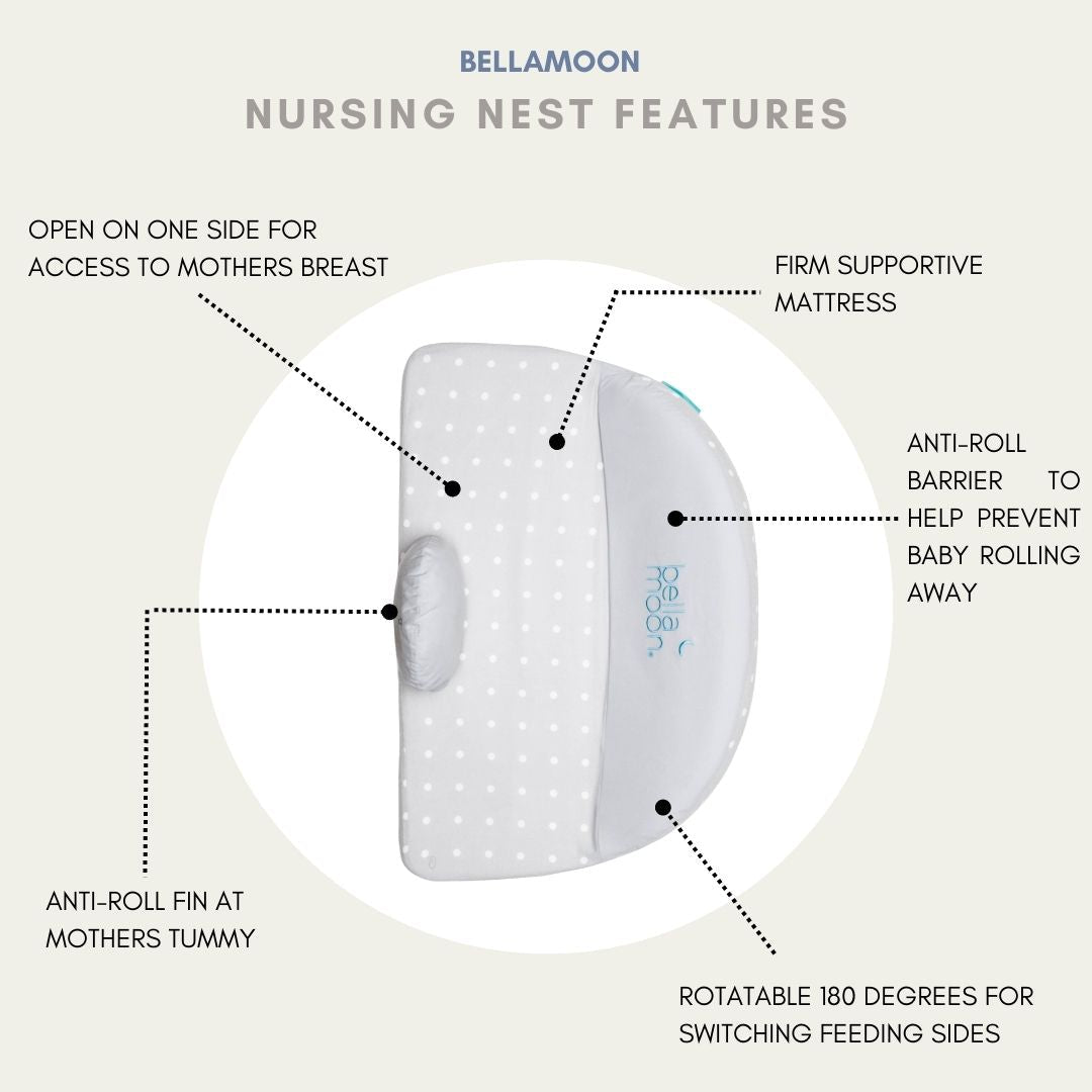 Lie - Down Feeding Pillow - Dotted - SHEET STORY - 4