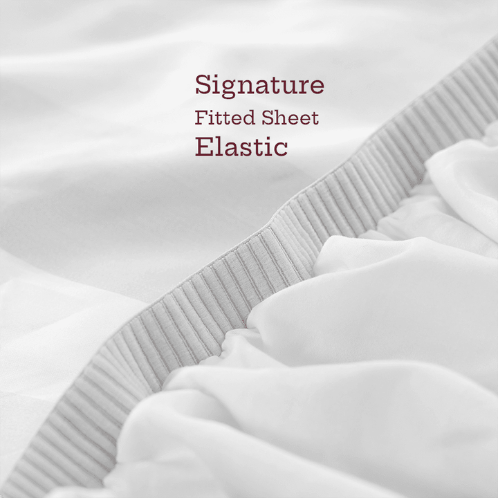 Loomshire White Bamboo Fitted Sheet - Edit 1 - SHEET STORY - 4
