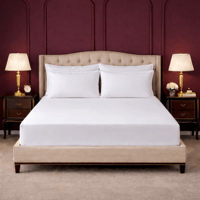 Loomshire White Bamboo Fitted Sheet - Edit 1