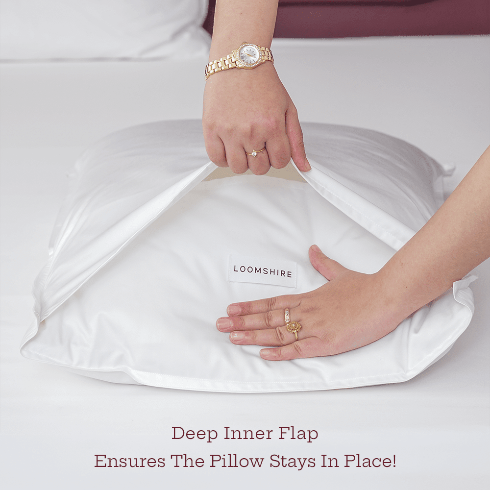 Loomshire White Bamboo Pillowcases Pair - Edit 1 - SHEET STORY - 3