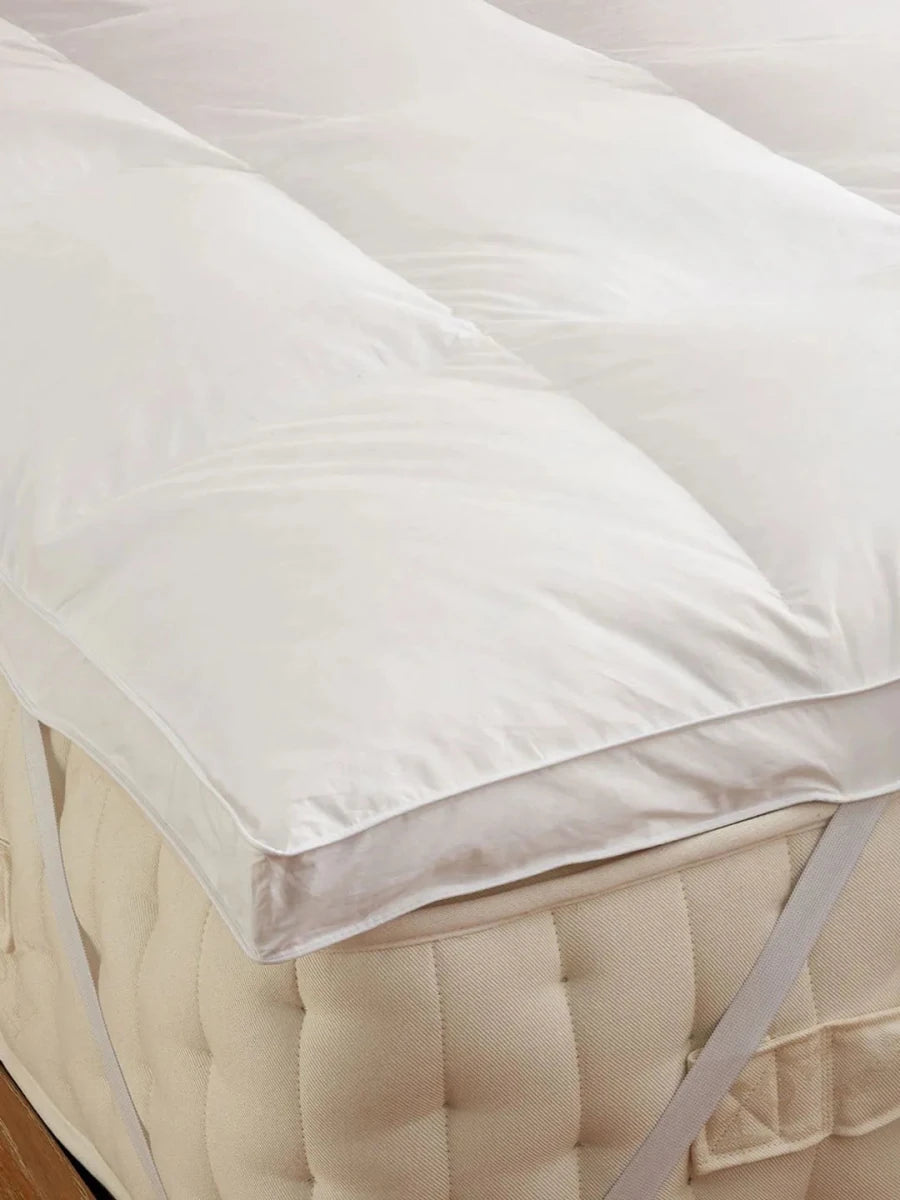 Luxury Mattress Topper - UK Made Duck Feather & Down - Oeko - Tex Certified - SHEET STORY - 4