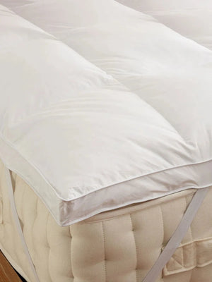 Luxury Mattress Topper - UK Made Duck Feather & Down - Oeko - Tex Certified - SHEET STORY - 4