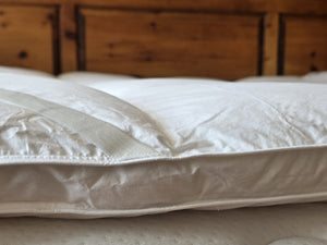 Luxury Mattress Topper - UK Made Duck Feather & Down - Oeko - Tex Certified - SHEET STORY - 1
