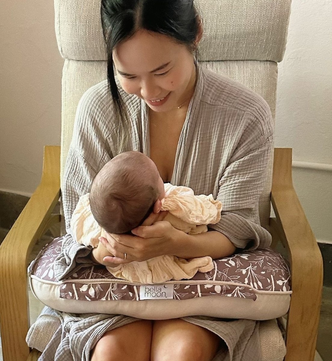 Mini Moon Feeding Pillow - Rosehip - SHEET STORY - 4