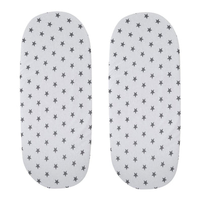 Moses Basket Jersey Fitted Sheet 100% Cotton - Pack Of 2 - SHEET STORY - 11