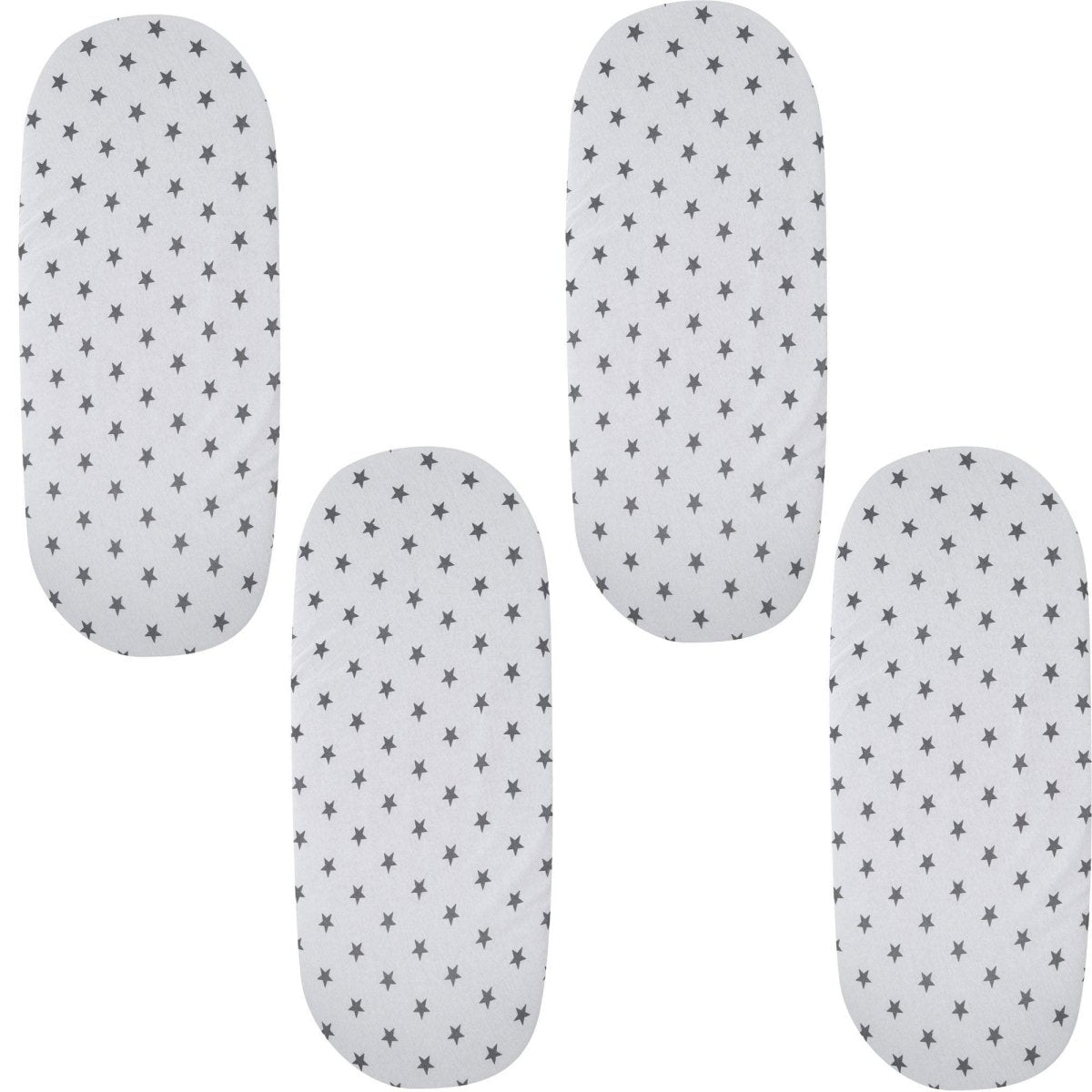 Moses Basket Jersey Fitted Sheet 100% Cotton - Pack Of 4 - SHEET STORY - 8