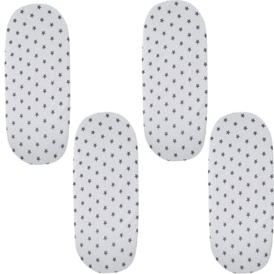 Moses Basket Jersey Fitted Sheet 100% Cotton - Pack Of 4 - SHEET STORY - 8