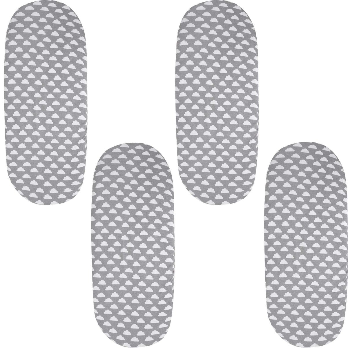 Moses Basket Jersey Fitted Sheet 100% Cotton - Pack Of 4 - SHEET STORY - 13