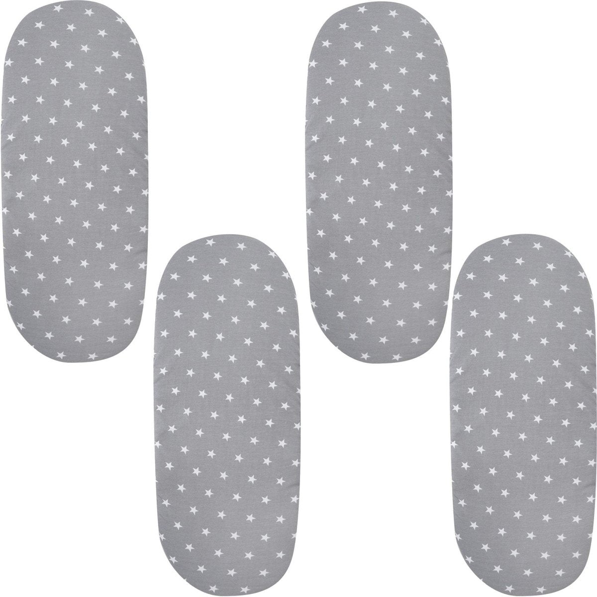 Moses Basket Jersey Fitted Sheet 100% Cotton - Pack Of 4 - SHEET STORY - 11