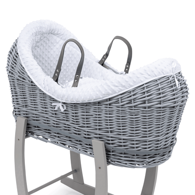 Pod White Dimple Moses Basket Bedding Set - SHEET STORY - 1
