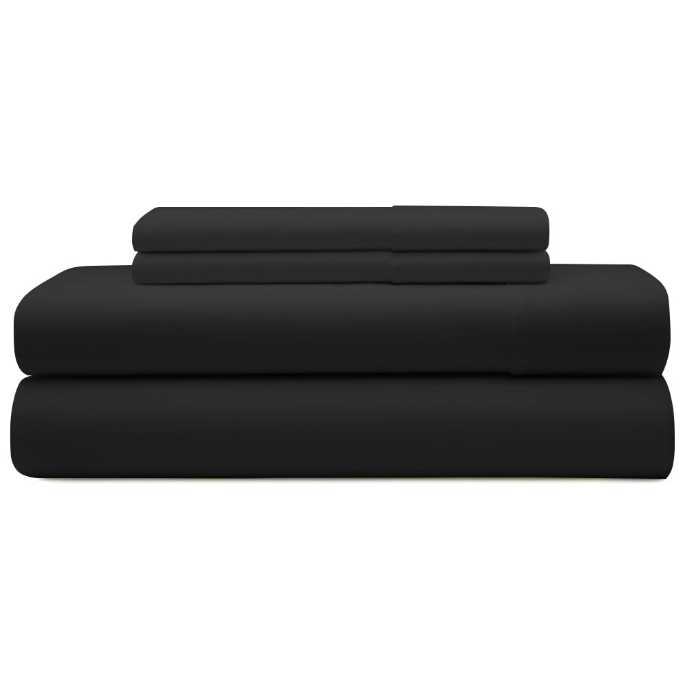 Pure Egyptian Cotton Duvet Cover Bed Set in Black - SHEET STORY - 5