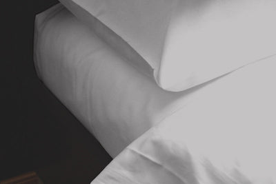 Pure Egyptian Cotton Duvet Cover Bed Set in Light Grey - SHEET STORY - 5