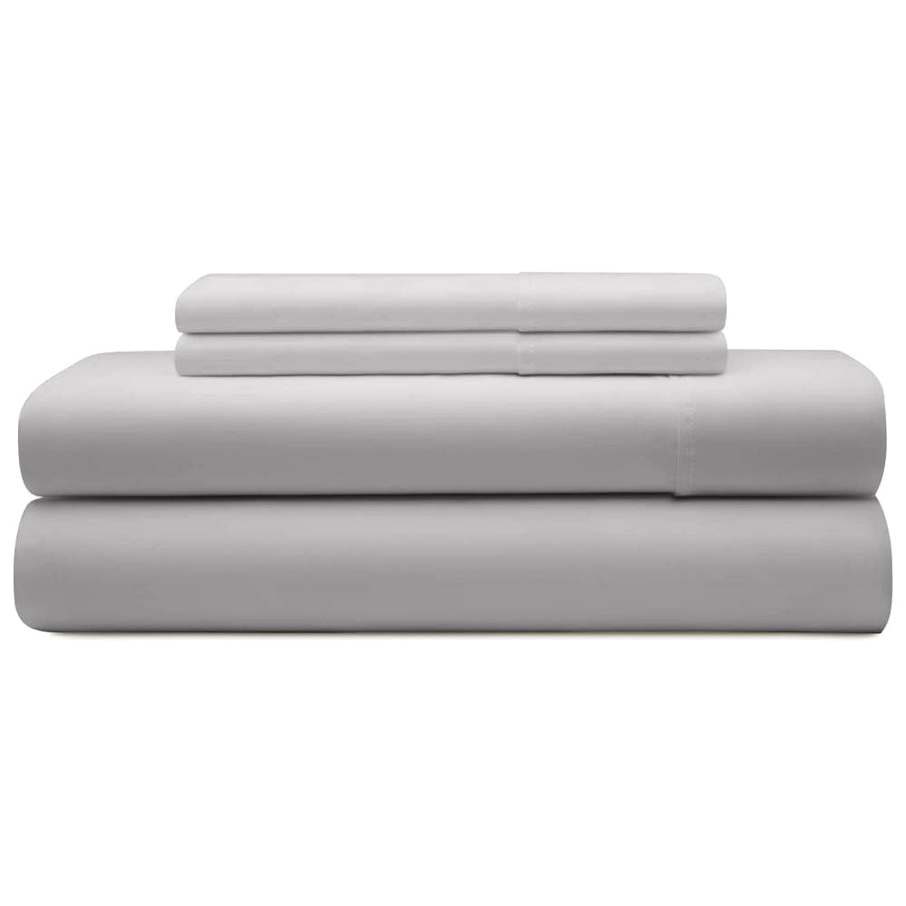 Pure Egyptian Cotton Duvet Cover Bed Set in Light Grey - SHEET STORY - 7