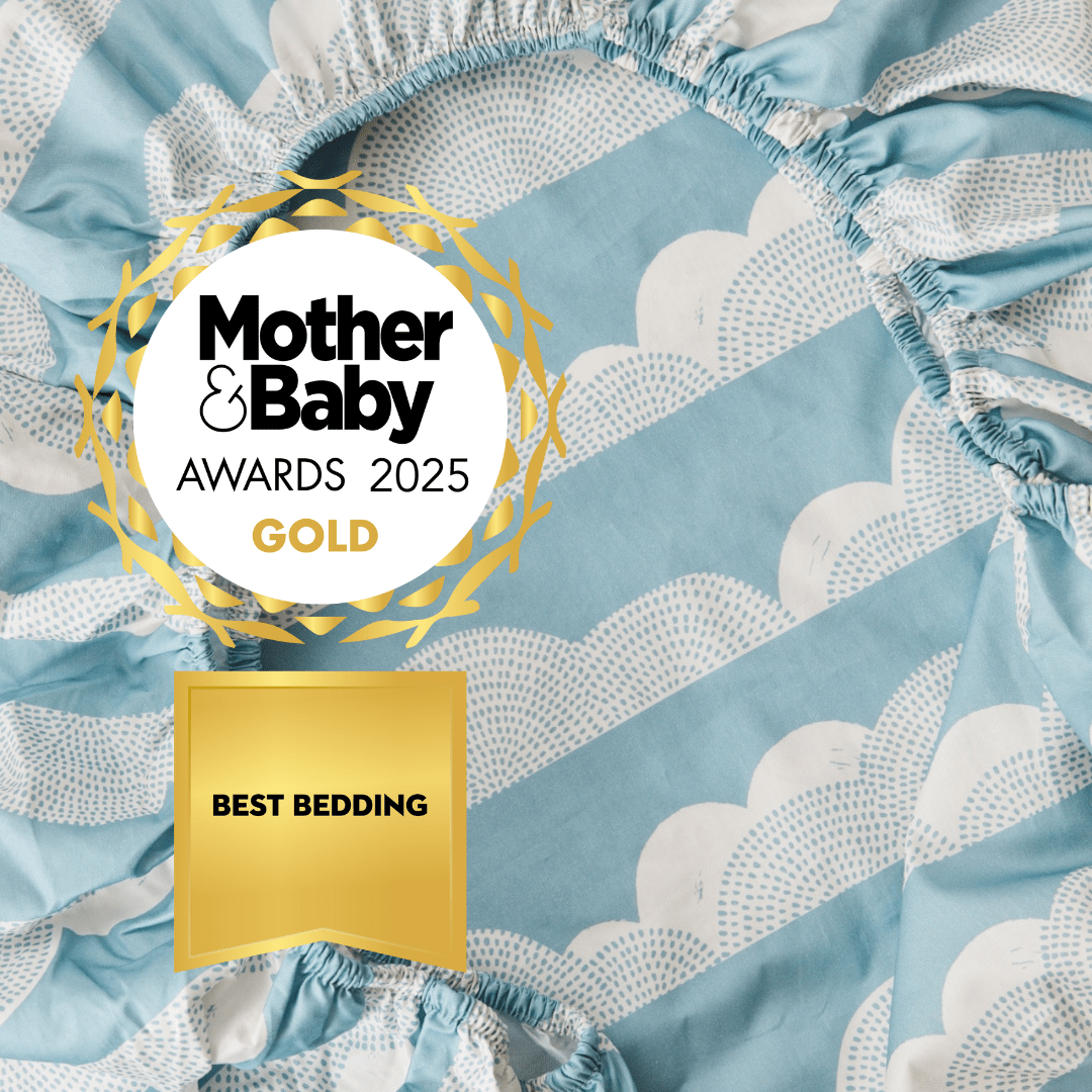 Rolling Cloud Organic Cotton Fitted Sheet - SHEET STORY - 5