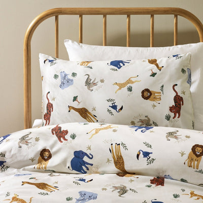 Safari Organic Cotton Duvet Cover & Pillowcase - SHEET STORY - 1