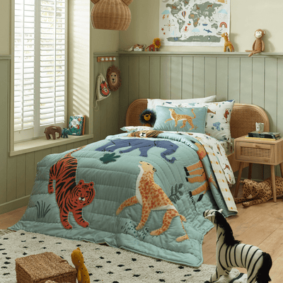 Safari Organic Cotton Duvet Cover & Pillowcase - SHEET STORY - 4