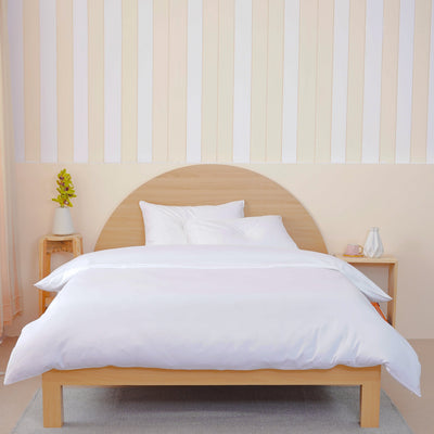 Ackly Bamboo - White Duvet Cover - SHEET STORY - 4